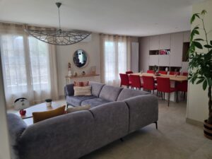 Rénovation pièce à vivre dans maison contemporaine à Branne (Gironde, Entre-deux-mers)